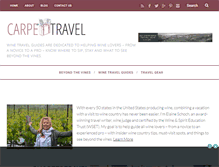 Tablet Screenshot of carpe-travel.com